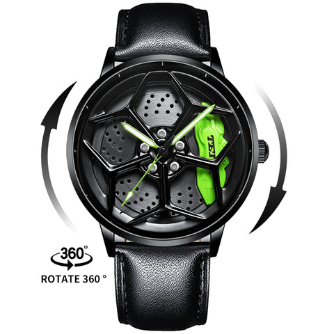 Cadillac CT5 Endless Spinning Wheel Watch