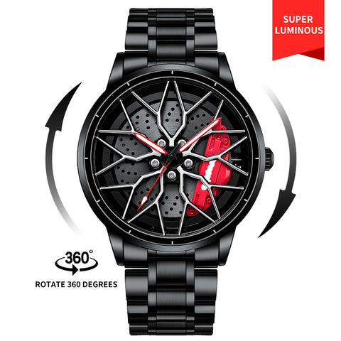 Land Rover Endless Spinning Wheel Watch