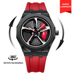 Audi Endless Spinning Case RS7 Wheel Watch