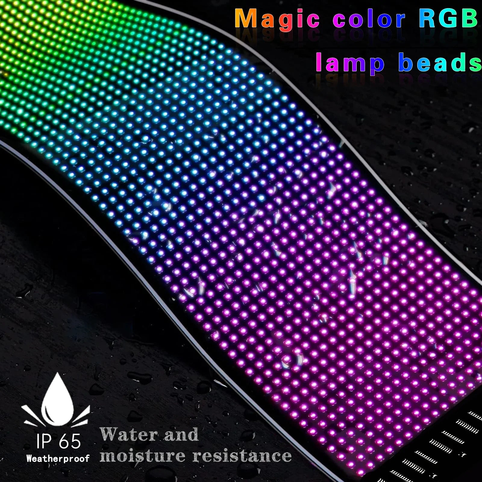 Endless Weekends LED Matrix Flex Car Sign