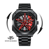 Porsche 911 Endless Spinning Wheel Watch