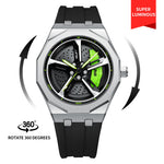 Audi Endless Spinning Case RS7 Wheel Watch