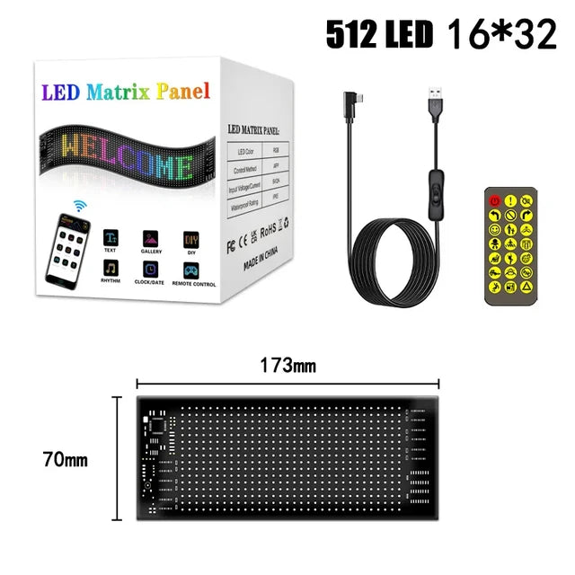 Endless Weekends LED Matrix Flex Car Sign