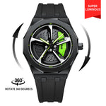 Audi Endless Spinning Case RS7 Wheel Watch