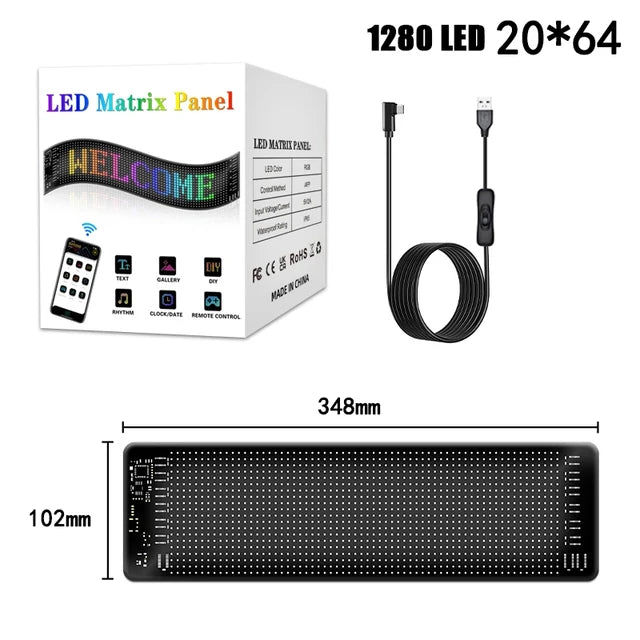 Endless Weekends LED Matrix Flex Car Sign