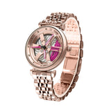 Women's Quartz Watch Wheel Spinning Watch
