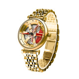 Women's Quartz Watch Wheel Spinning Watch