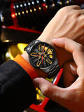 Lamborghini Huracan Endless Spinning Wheel Watch