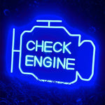 Check Engine Car NEON Light