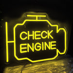 Check Engine Car NEON Light