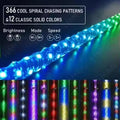 LED RGB Whip Lights (Single or Pair)