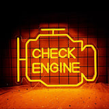 Check Engine Car NEON Light