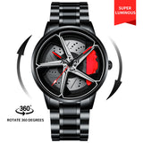 Ferrari Endless Spinning 488 Wheel Watch