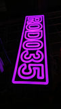 Custom Number Plate LED Neon