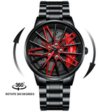 Lamborghini Huracan Endless Spinning Wheel Watch