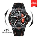 Audi Endless Spinning Chunky RS7 Wheel Watch