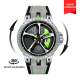 Audi Endless Spinning Chunky RS7 Wheel Watch