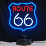 ROUTE 66 NEON SCULPTURE SIGN