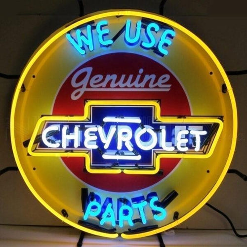 CHEVROLET PARTS NEON SIGN