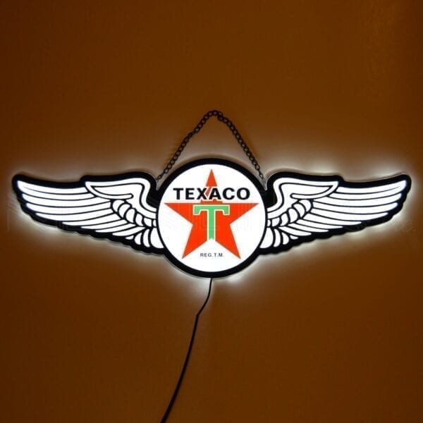 TEXACO WINGS LED SIGN