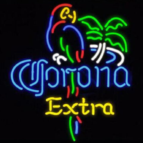 Corona Extra Parrot Glass Neon