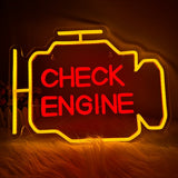 Check Engine Car NEON Light